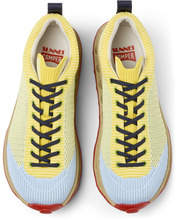  CAMPER Camper x SUNNEI - PELOTISSIMA - Sneakers Για Γυναικεία - Κίτρινο,Μπλε, Μέγεθος 36, Cotton fabric - 5
