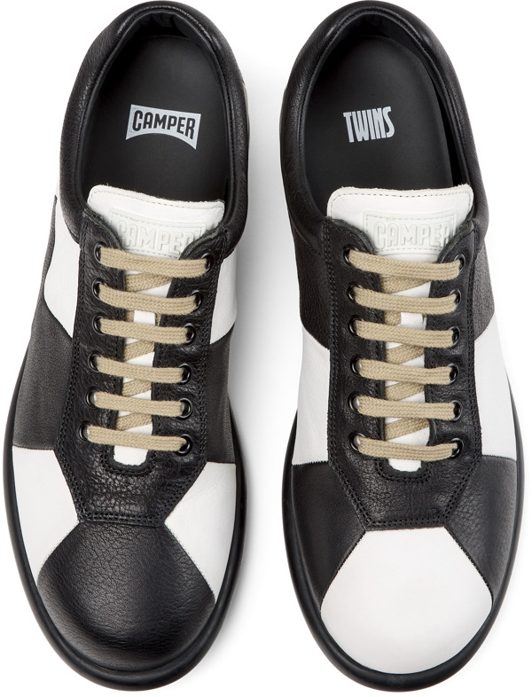  CAMPER Twins - Casual παπούτσια Για Γυναικεία - Μαύρο,Λευκό, Μέγεθος 36, Smooth leather - 5