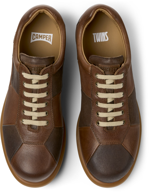  CAMPER Twins - Casual παπούτσια Για Γυναικεία - Καφέ, Μέγεθος 37, Smooth leather - 5