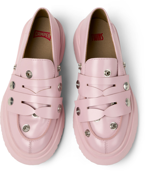  CAMPER Twins - Χωρίς τακούνι Για Γυναικεία - Ροζ, Μέγεθος 42, Smooth leather - 5