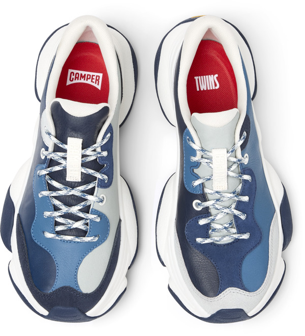  CAMPER Twins - Casual παπούτσια Για Γυναικεία - Μπλε,Γκρι, Μέγεθος 36, Smooth leather - 5