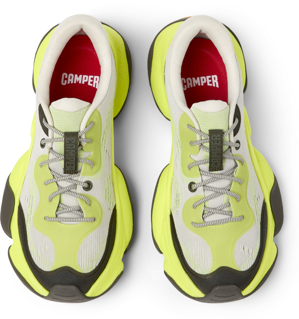 CAMPER Karst 2 - Casual παπούτσια Για Γυναικεία - Μπεζ,Πράσινο, Μέγεθος 38, Cotton fabric - 5