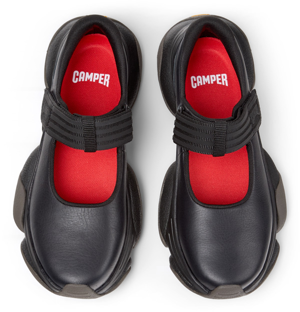  CAMPER Karst 2 - Sneakers Για Γυναικεία - Μαύρο, Μέγεθος 35, Smooth leather - 5