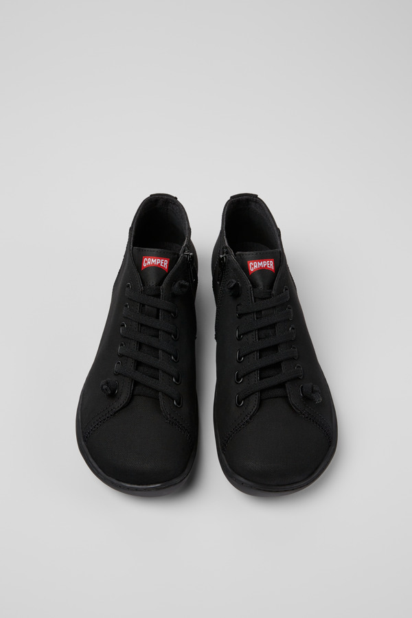 CAMPER Peu - Ankle Boots For Men - Black, Size 46, Cotton Fabric