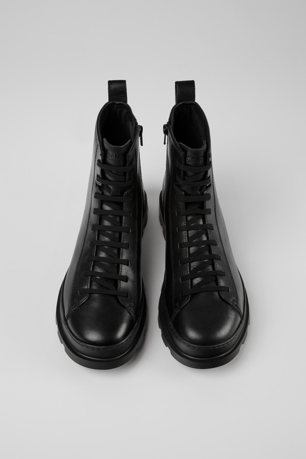 CAMPER Brutus - Ankle Boots For Men - Black, Size 45, Smooth Leather