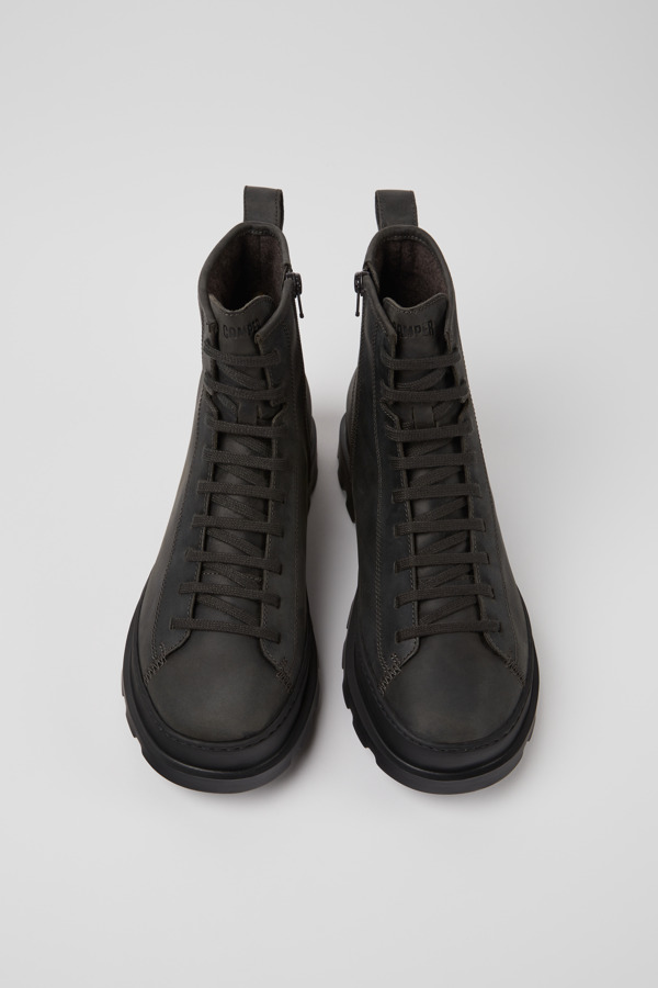 CAMPER Brutus - Ankle Boots For Men - Grey, Size 41, Suede