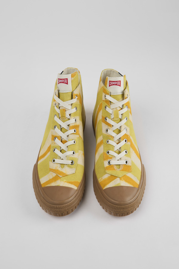 CAMPER Camper X EFI - Sneakers Για Ανδρικα - Πορτοκαλί,Κίτρινο,Λευκό, Μέγεθος 40, Cotton Fabric