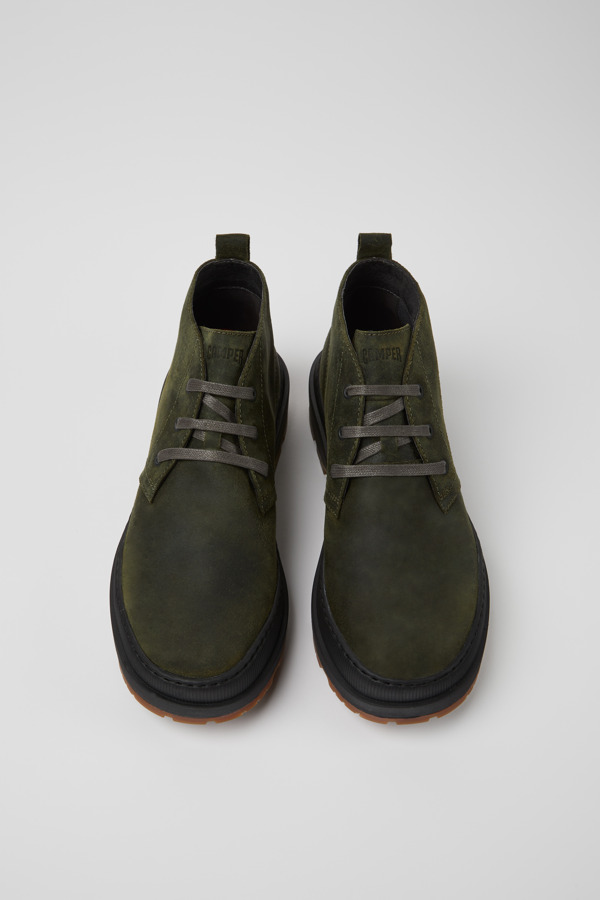 CAMPER Brutus Trek - Ankle Boots For Men - Green, Size 42, Suede