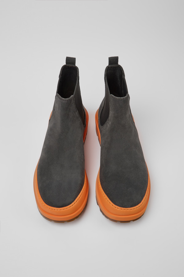 CAMPER Brutus Trek - Ankle Boots For Men - Grey, Size 45, Suede