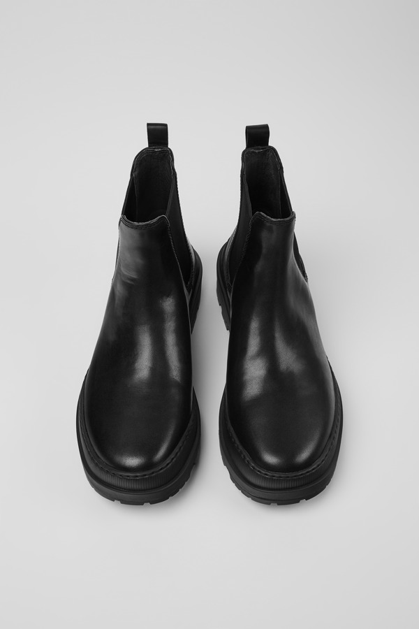 CAMPER Brutus Trek - Ankle Boots For Men - Black, Size 7, Smooth Leather