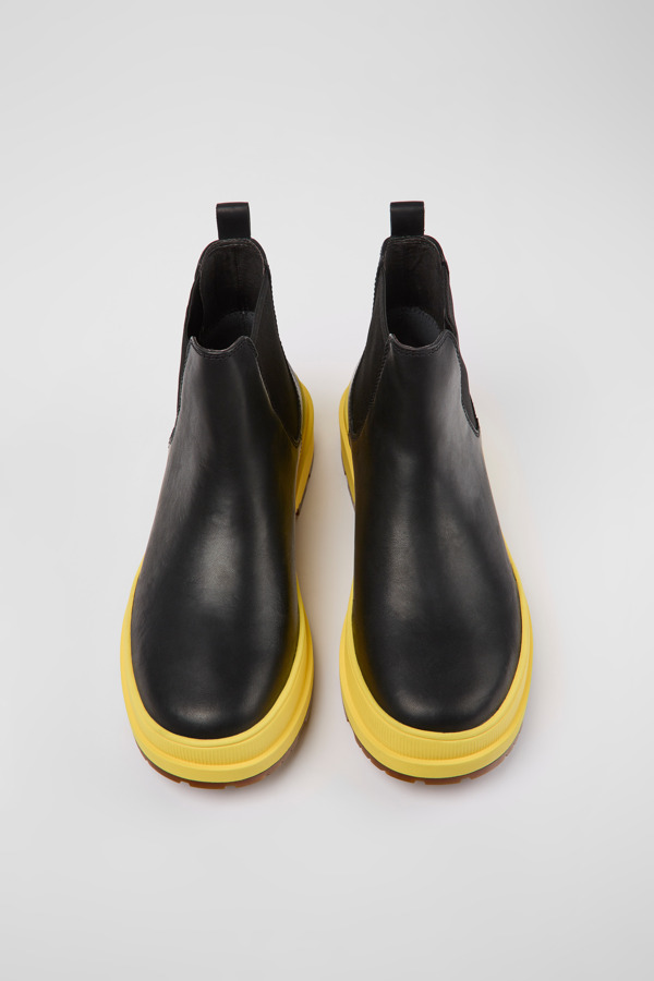 CAMPER Brutus Trek HYDROSHIELD® - Ankle Boots For Men - Black, Size 43, Smooth Leather