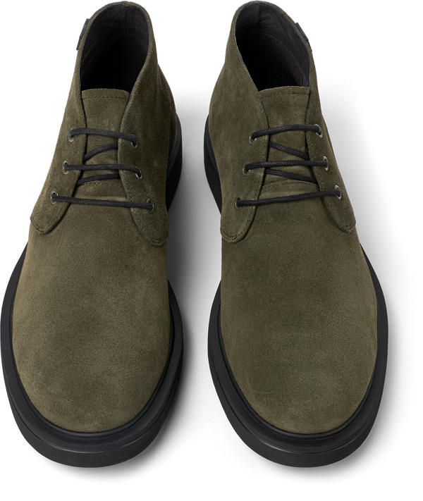  CAMPER Norman - Μποτάκια Για Ανδρικα - Πράσινο, Μέγεθος 42, Suede - 5