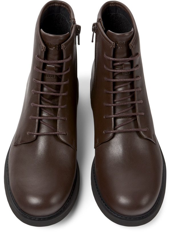  CAMPER Neuman - Μποτάκια Για Γυναικεία - Καφέ, Μέγεθος 42, Smooth leather - 5