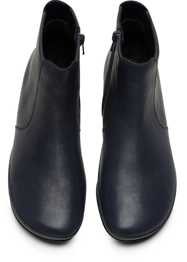  CAMPER Right - Μποτάκια Για Γυναικεία - Μπλε, Μέγεθος 35, Smooth leather - 5