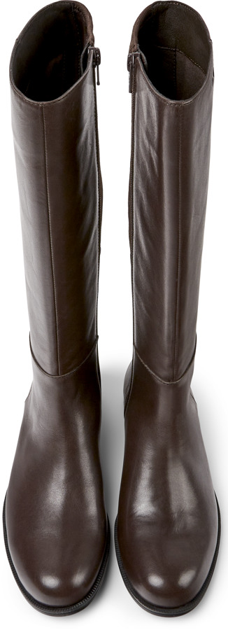  CAMPER Mil 1913 - Μπότες Για Γυναικεία - Καφέ, Μέγεθος 38, Smooth leather/Cotton fabric - 5