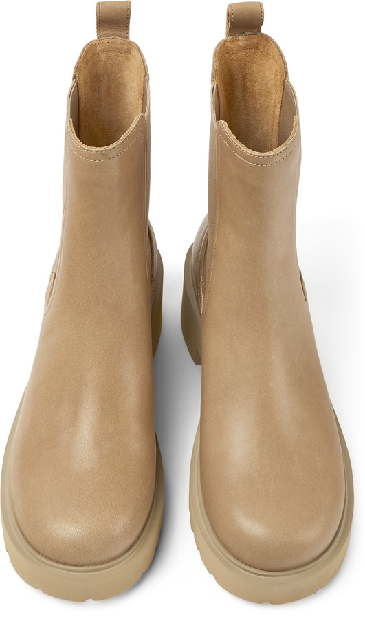  CAMPER Milah - Μπότες Για Γυναικεία - Μπεζ, Μέγεθος 37, Smooth leather - 5