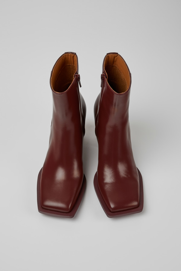 CAMPER Karole - Ankle Boots For Women - Burgundy, Size 36, Smooth Leather