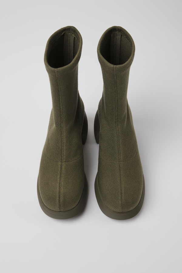CAMPER Thelma TENCEL® - Stiefel Für Damen - Grün, Größe 41, Textile