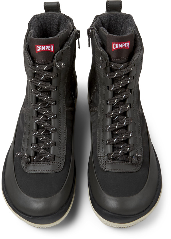  CAMPER Peu Pista PrimaLoft® - Μπότες Για Γυναικεία - Γκρι, Μέγεθος 36, Cotton fabric/Smooth leather - 5