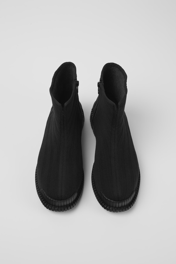 CAMPER Pix TENCEL® - Ankle Boots For Women - Black, Size 42, Cotton Fabric