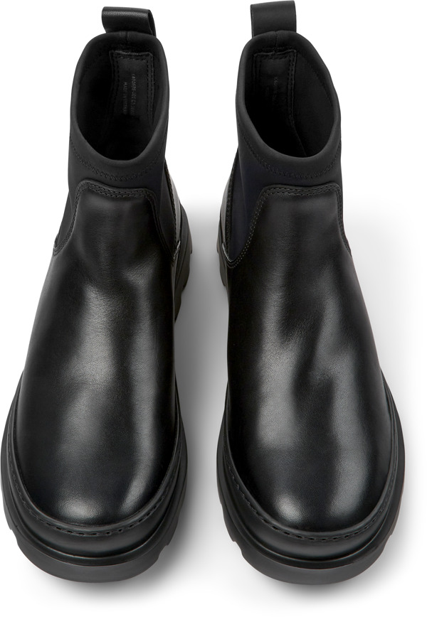  CAMPER Brutus - Μποτάκια Για Γυναικεία - Μαύρο, Μέγεθος 39, Smooth leather/Cotton fabric - 5