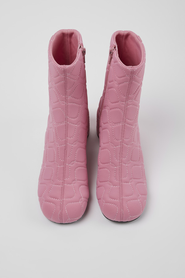 CAMPER Niki - Botines Para Mujer - Rosa, Talla 38, Textil