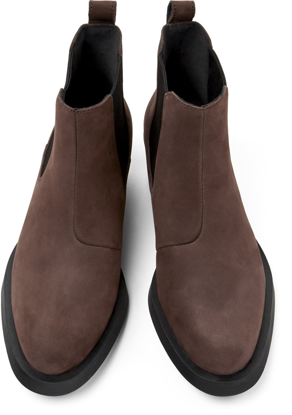  CAMPER Bonnie - Μποτάκια Για Γυναικεία - Καφέ, Μέγεθος 38, Suede - 5