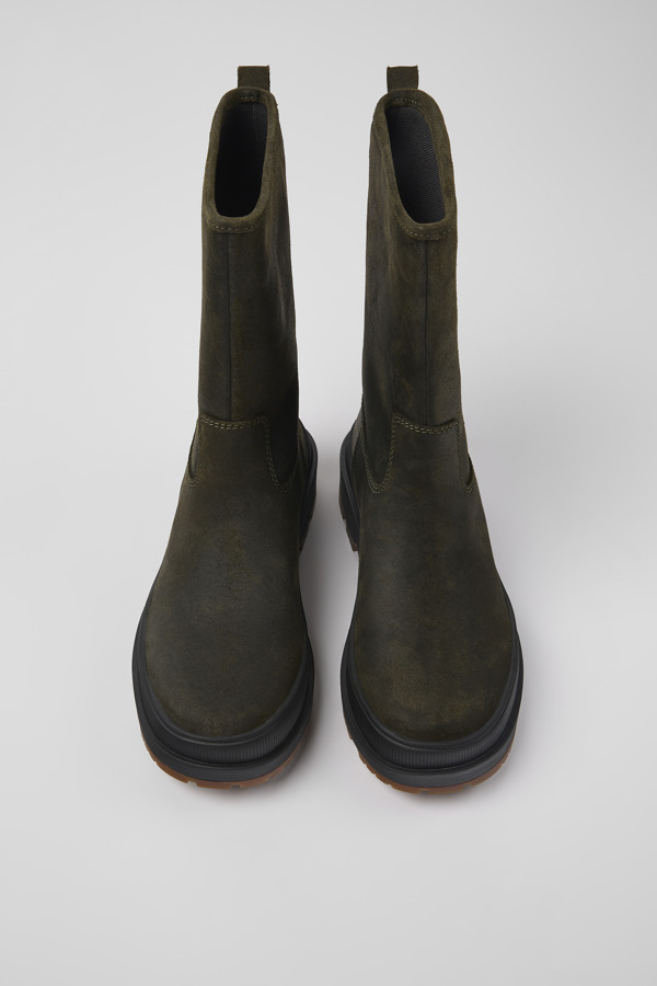 CAMPER Brutus Trek - Boots For Women - Green, Size 37, Suede