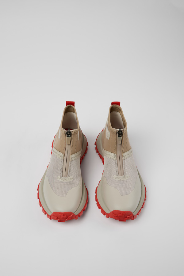 CAMPER Drift Trail VIBRAM - Sneakers For Women - Grey,Beige, Size 38, Cotton Fabric