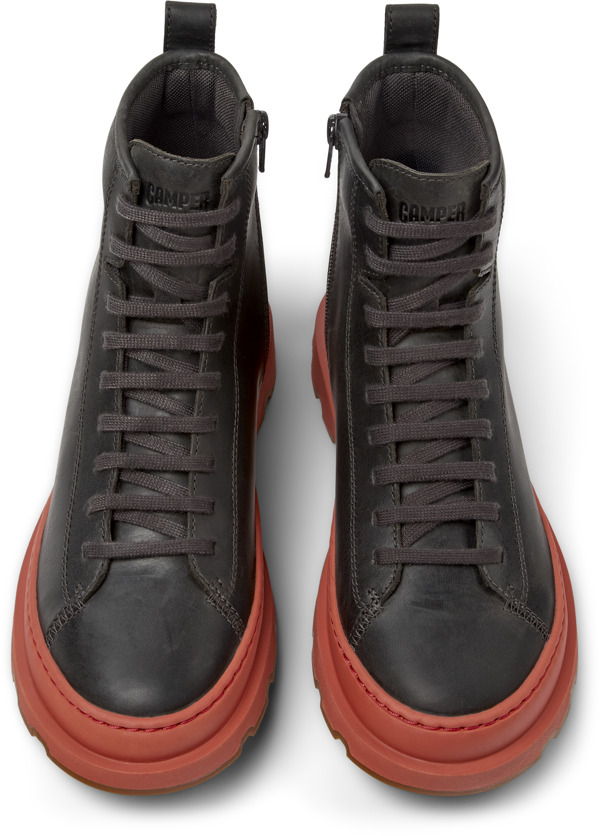  CAMPER Brutus+ - Μποτάκια Για Γυναικεία - Γκρι, Μέγεθος 39, Suede - 5