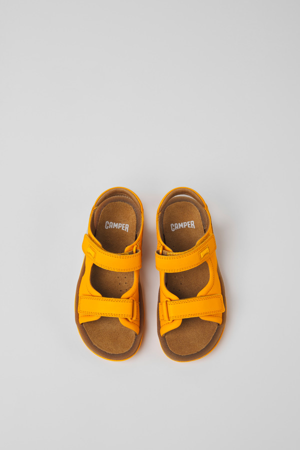 CAMPER Bicho - Sandals For Girls - Orange, Size 25, Smooth Leather