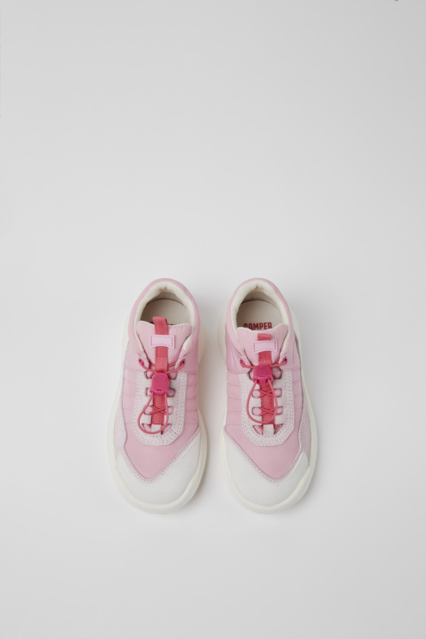 CAMPER CRCLR - Sneakers For Girls - Pink,White, Size 34, Cotton Fabric