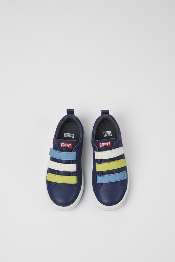 CAMPER Twins - Sneaker Für Mädchen - Blau, Größe 27, Glattleder
