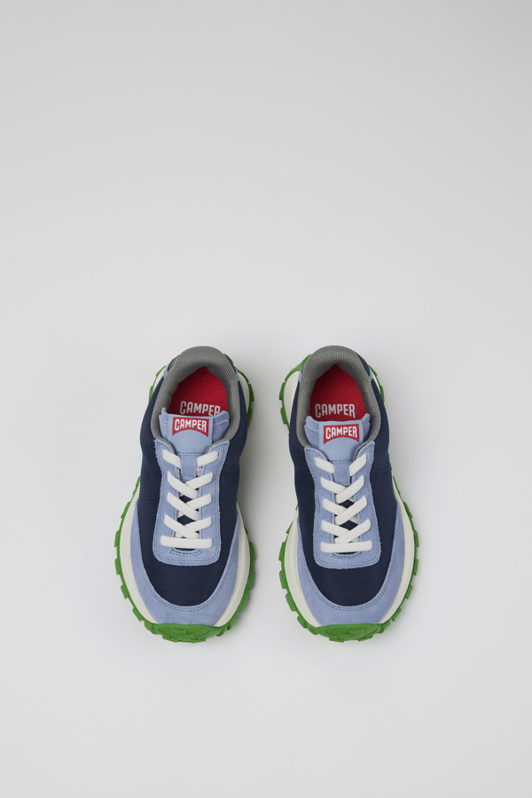CAMPER Drift Trail - Sneaker Per Bimbe - Blu, Taglia 31, Tessuto In Cotone