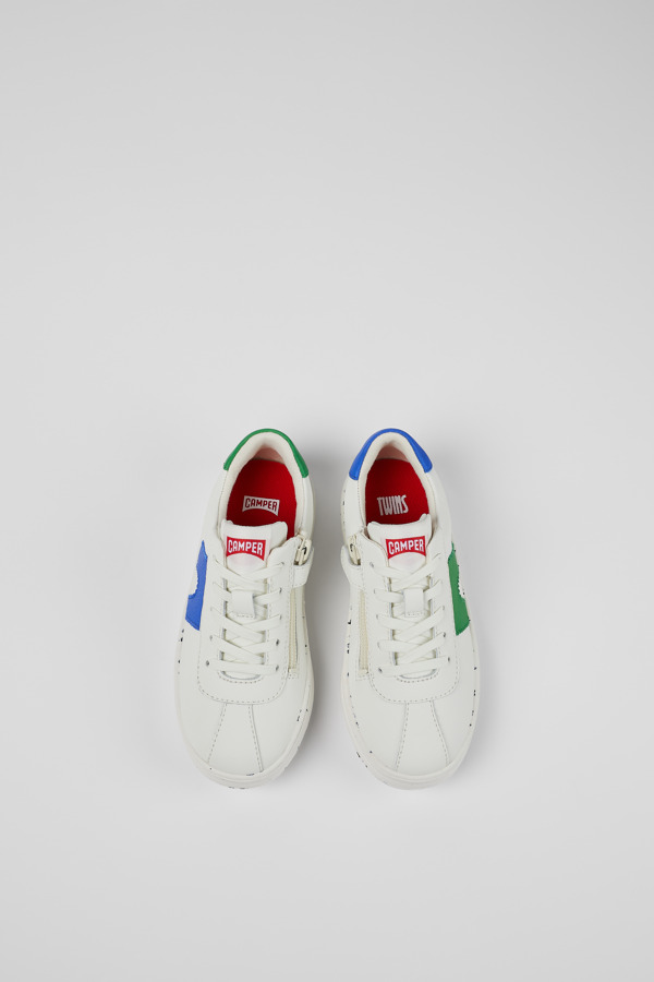 CAMPER Twins - Sneaker Für Mädchen - Weiß, Größe 30, Glattleder