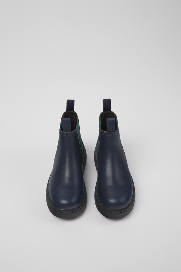 CAMPER Norte - Stiefel Für Mädchen - Blau, Größe 30, Glattleder