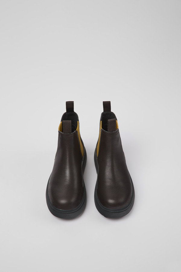 CAMPER Norte - Stiefel Für Mädchen - Braun, Größe 31, Glattleder