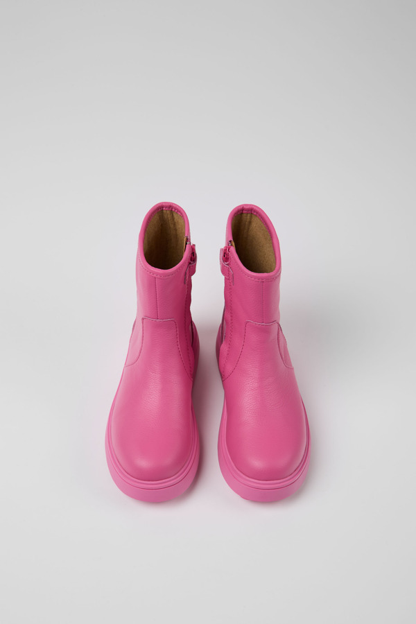 CAMPER Norte - Stiefel Für Mädchen - Rosa, Größe 38, Glattleder