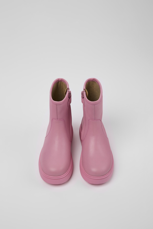 CAMPER Norte - Bottes Pour Filles - Rose, Taille 28, Cuir Lisse