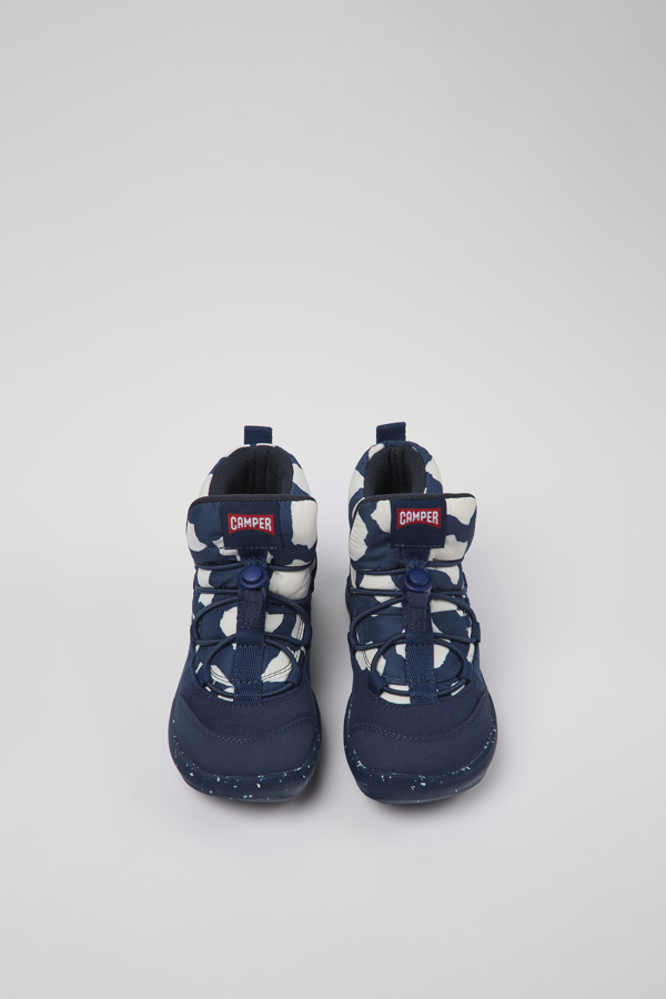 CAMPER Ergo - Sneakers Voor Meisjes - Blauw,Wit, Maat 32, Cotton Fabric