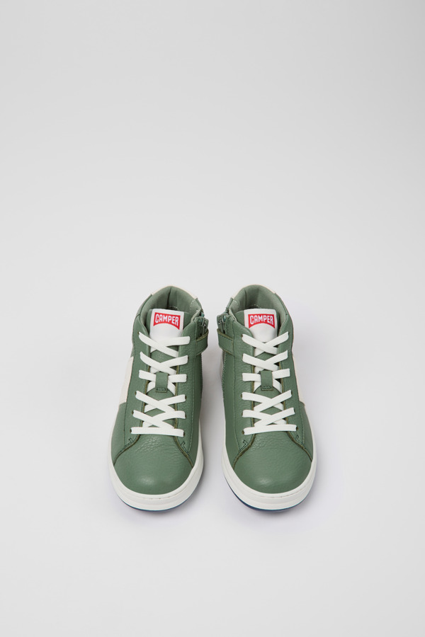 CAMPER Runner - Sneakers Para Niñas - Verde, Talla 27, Piel Lisa