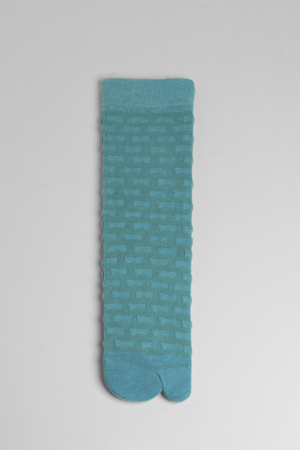 CAMPERLAB Hastalavista Socks - Unisex Socks - Blue, Size S, Cotton Fabric