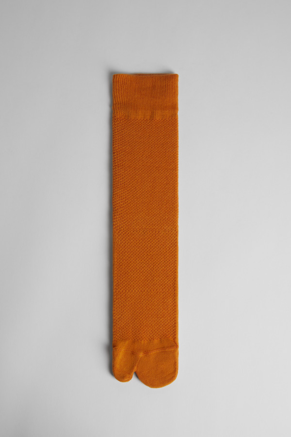 CAMPERLAB Hastalavista Socks - Unisex Κάλτσες - Πορτοκαλί, Μέγεθος L, Cotton Fabric