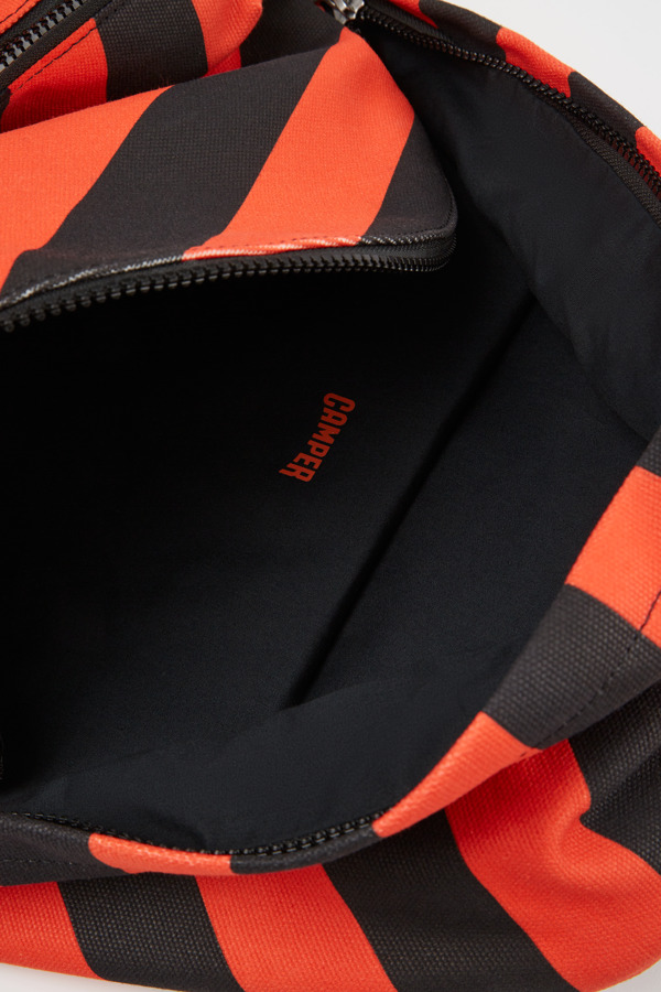 CAMPER Ado - Unisex Taschen & Brieftaschen - Schwarz,Rot, Größe , Textile