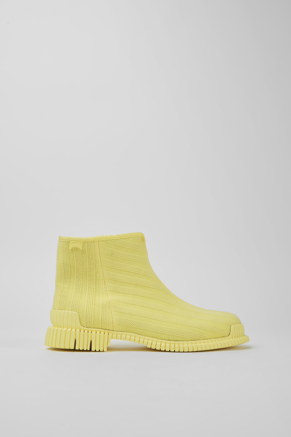 Camper Kids Savina perforated ankle boots - Yellow