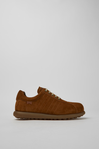 Side view of Pelotas Iconic light brown shoe for men