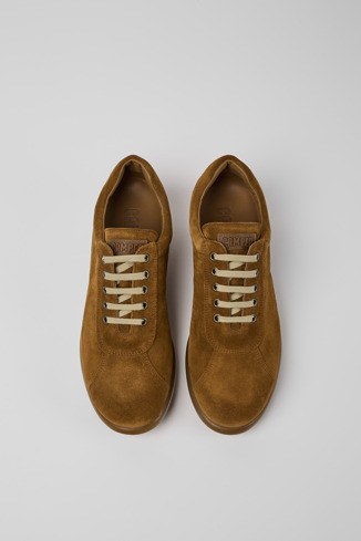 Alternative image of 16002-299 - Pelotas - Sneaker in pelle nabuk marrone da uomo