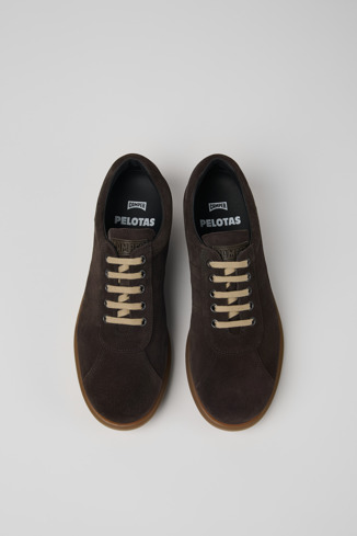 Pelotas Grijze nubuck schoen voor heren