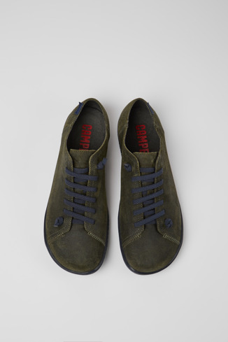 Alternative image of 17665-254 - Peu - Chaussures en nubuck vert pour homme