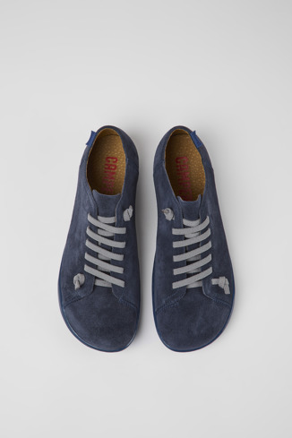 Alternative image of 17665-260 - Peu - Chaussures en nubuck bleu pour homme